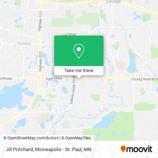 Jill Pritchard map