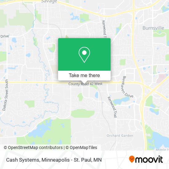 Cash Systems map