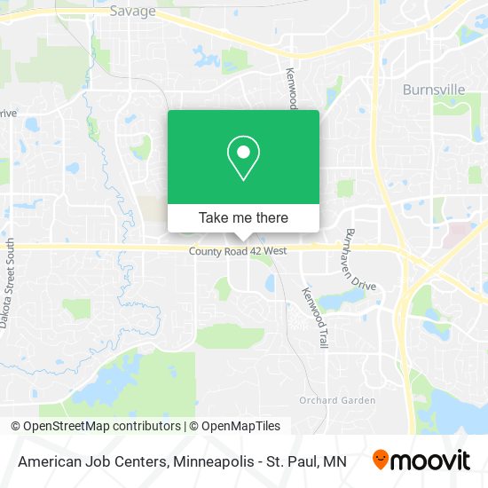 American Job Centers map