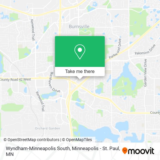 Mapa de Wyndham-Minneapolis South