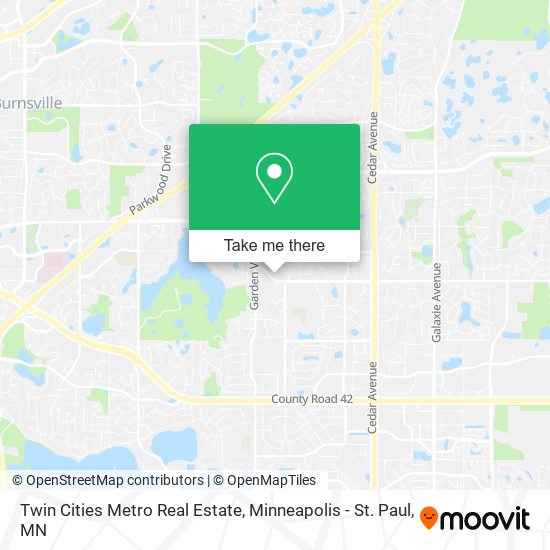 Twin Cities Metro Real Estate map