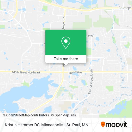 Mapa de Kristin Hammer DC