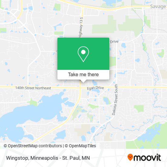 Mapa de Wingstop