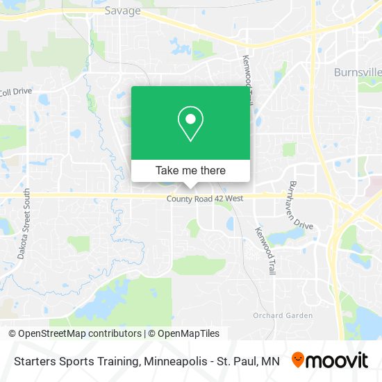 Starters Sports Training map