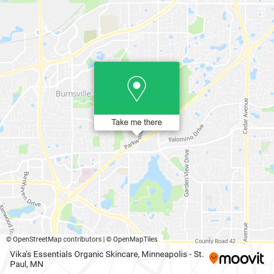Vika's Essentials Organic Skincare map