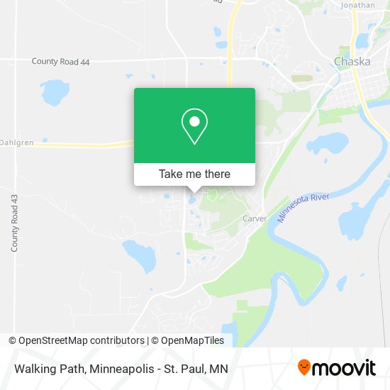 Walking Path map
