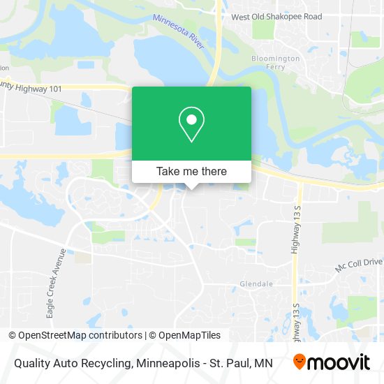 Quality Auto Recycling map
