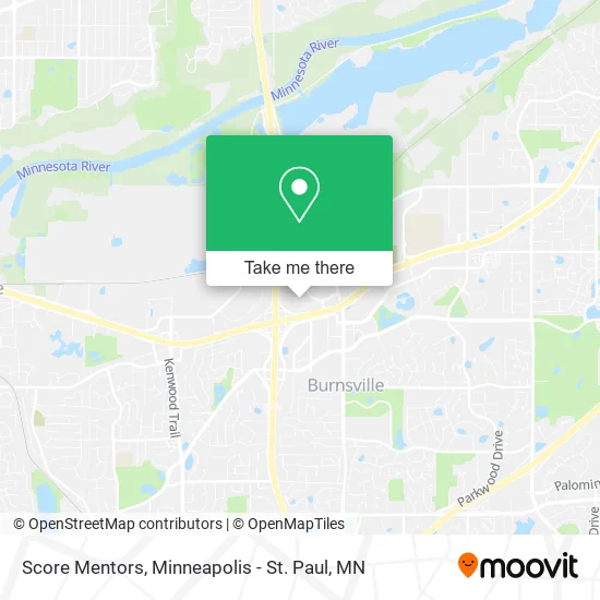 Score Mentors map