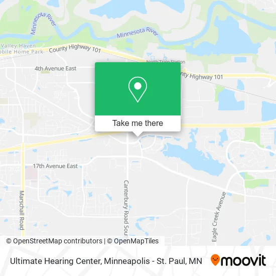 Mapa de Ultimate Hearing Center