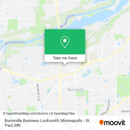 Mapa de Burnsville Business Locksmith