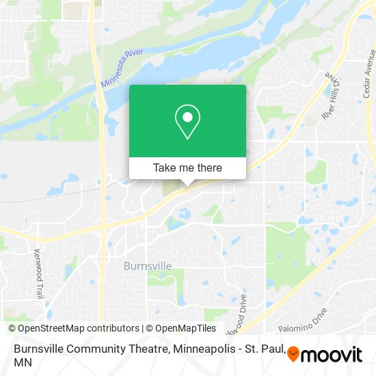 Mapa de Burnsville Community Theatre