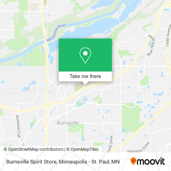 Burnsville Spirit Store map