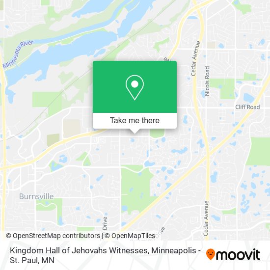 Mapa de Kingdom Hall of Jehovahs Witnesses