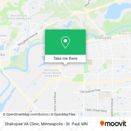 Shakopee VA Clinic map