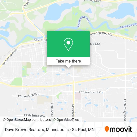 Mapa de Dave Brown Realtors