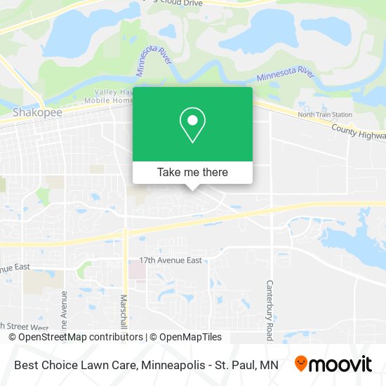 Best Choice Lawn Care map