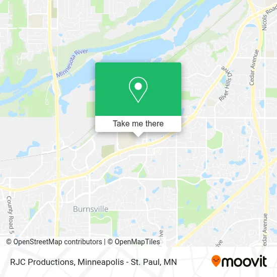 RJC Productions map