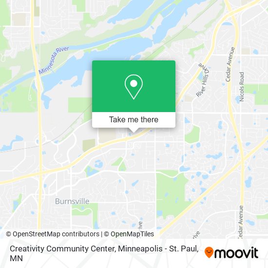 Creativity Community Center map