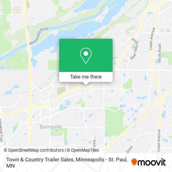 Mapa de Town & Country Trailer Sales