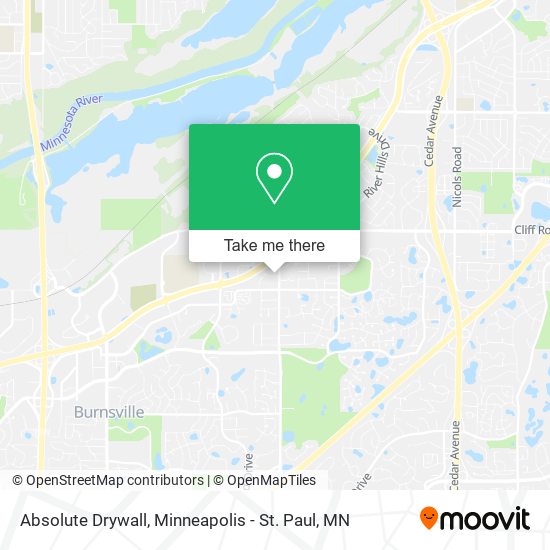 Absolute Drywall map