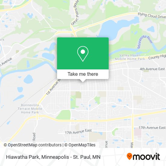 Hiawatha Park map