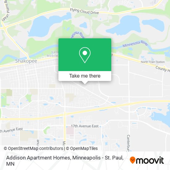 Addison Apartment Homes map