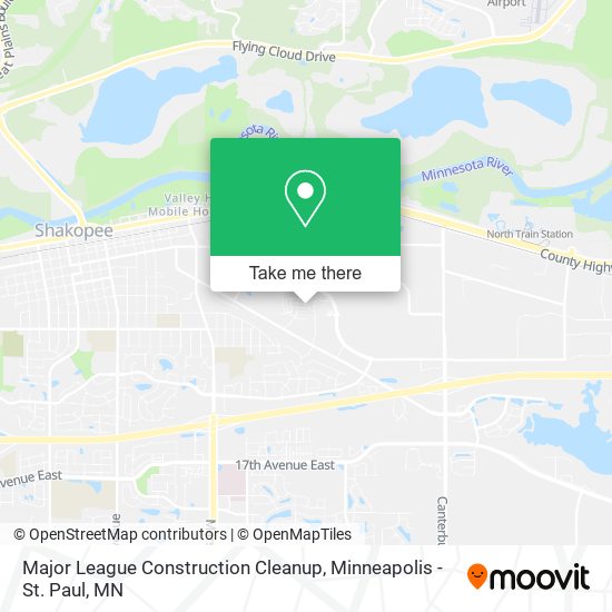Major League Construction Cleanup map