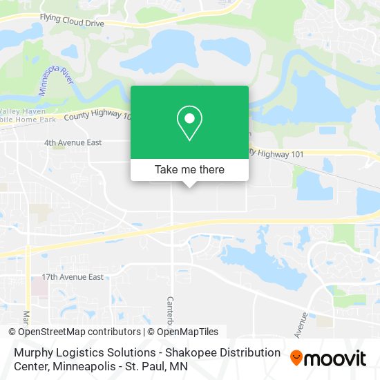 Murphy Logistics Solutions - Shakopee Distribution Center map