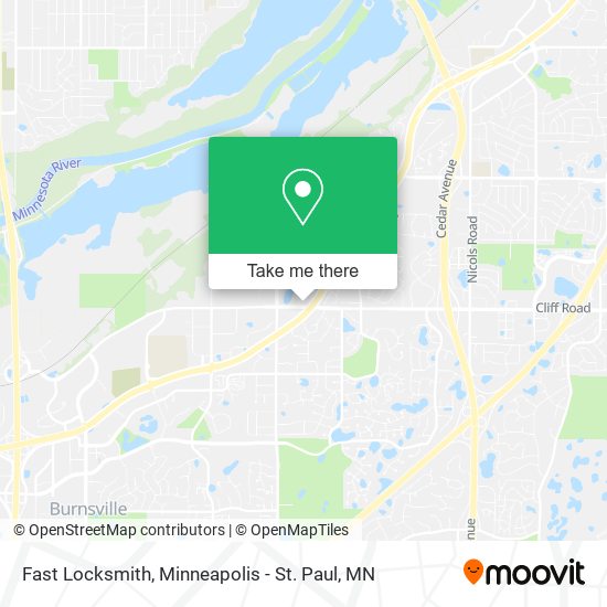 Fast Locksmith map