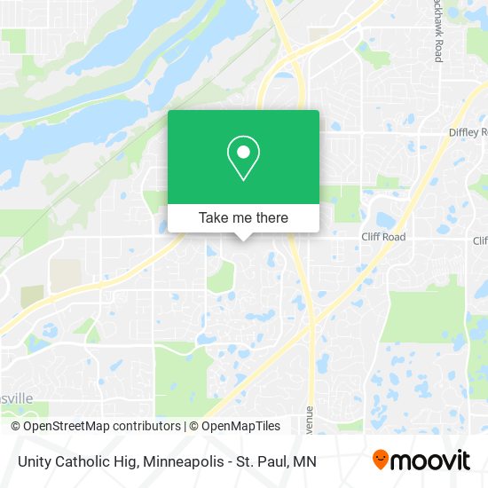 Unity Catholic Hig map