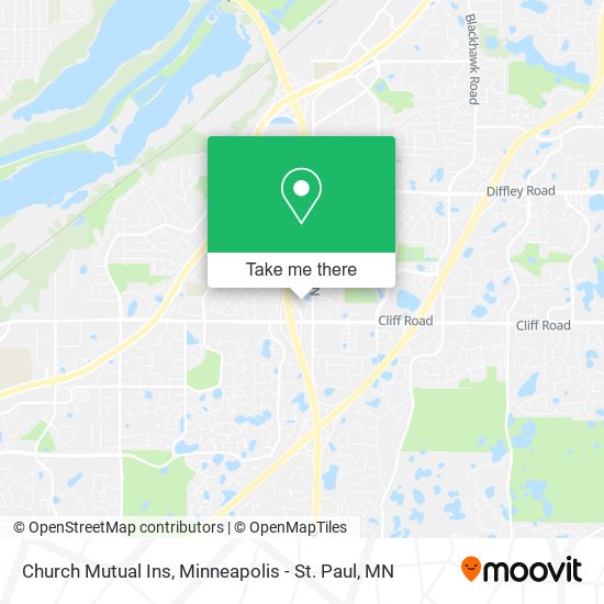 Mapa de Church Mutual Ins