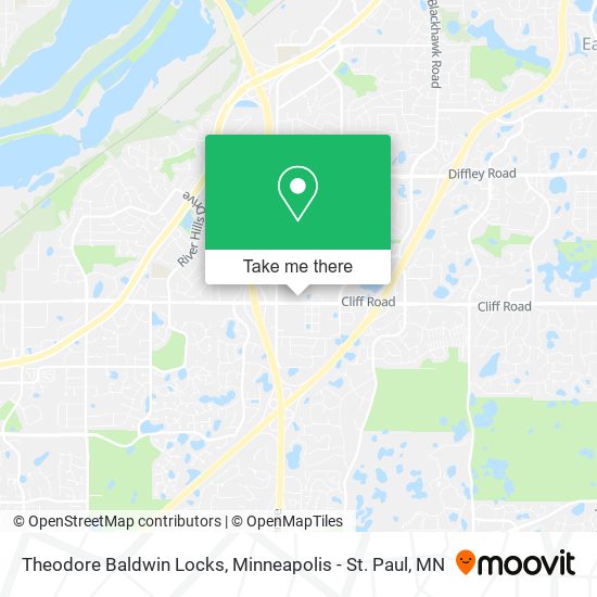 Mapa de Theodore Baldwin Locks
