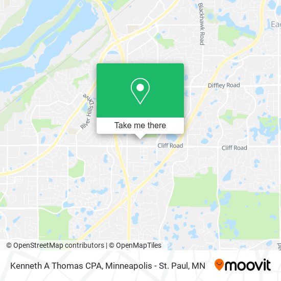 Kenneth A Thomas CPA map