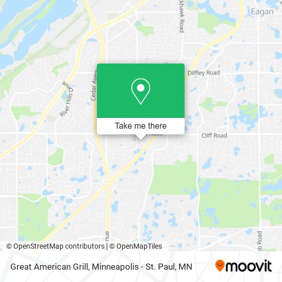 Great American Grill map
