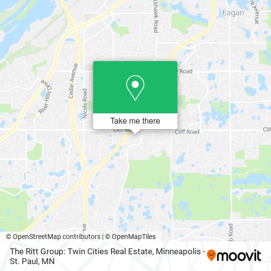 The Ritt Group: Twin Cities Real Estate map
