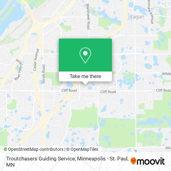 Troutchasers Guiding Service map
