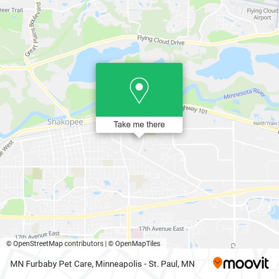 MN Furbaby Pet Care map