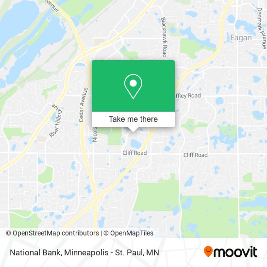 Mapa de National Bank
