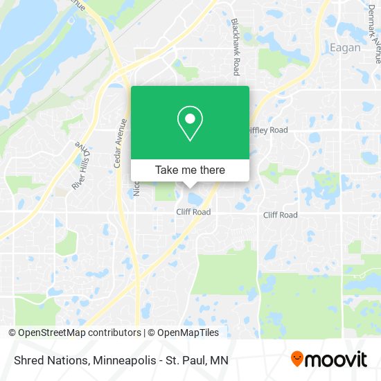 Shred Nations map