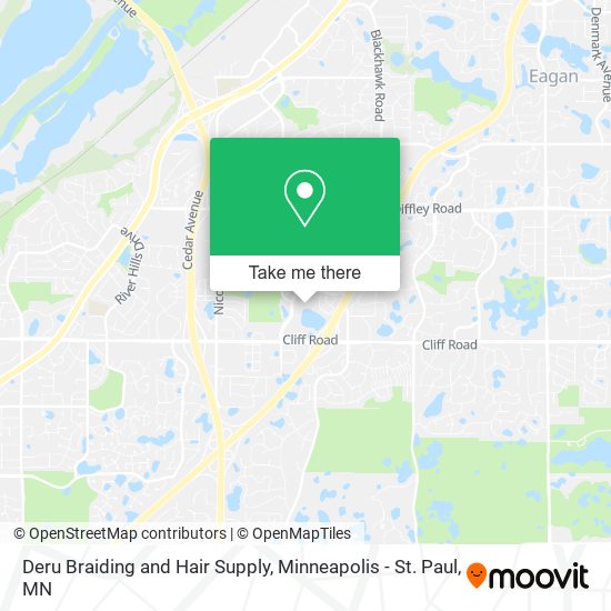 Deru Braiding and Hair Supply map