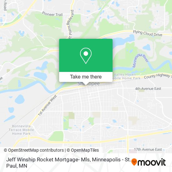 Mapa de Jeff Winship Rocket Mortgage- Mls