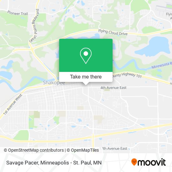 Savage Pacer map