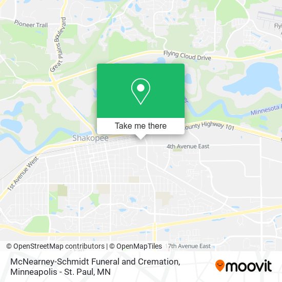 McNearney-Schmidt Funeral and Cremation map