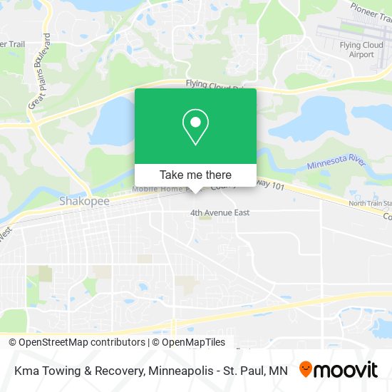 Kma Towing & Recovery map