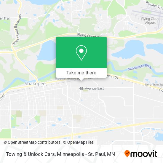 Towing & Unlock Cars map