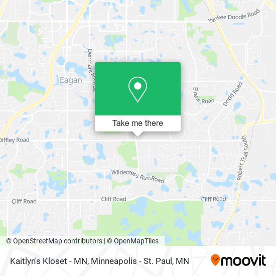 Kaitlyn's Kloset - MN map