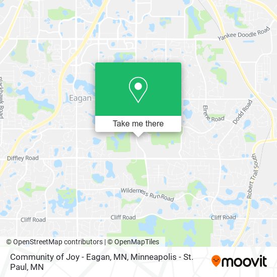 Community of Joy - Eagan, MN map