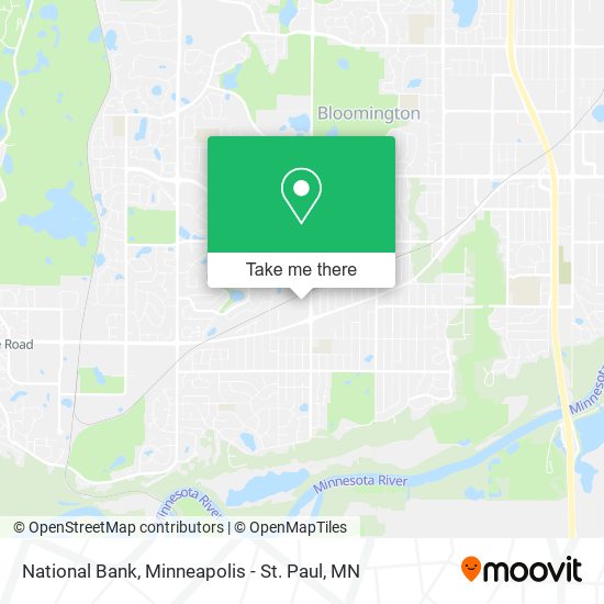 National Bank map