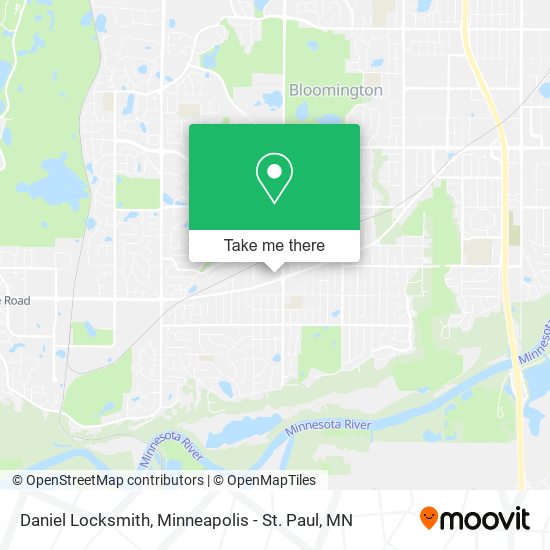 Daniel Locksmith map