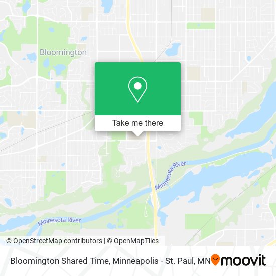 Mapa de Bloomington Shared Time